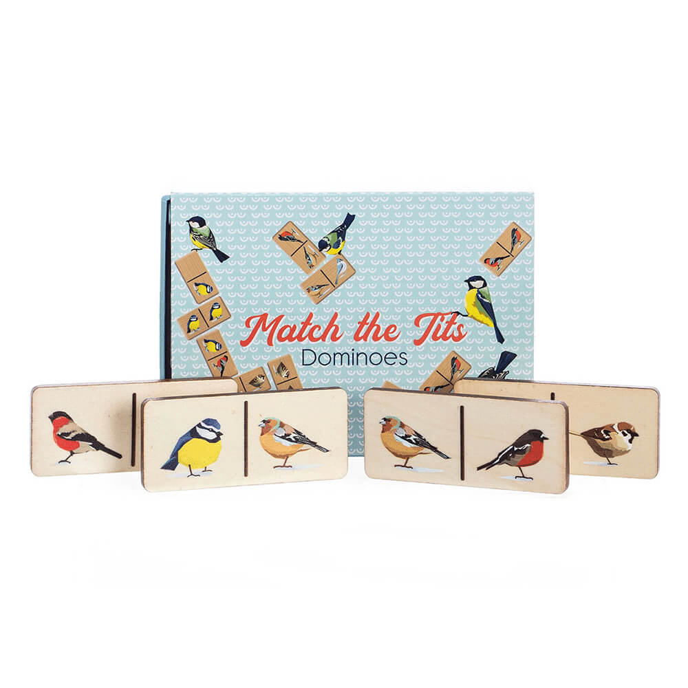 Décalcomanies respectueuses de l'environnement dominos en bois