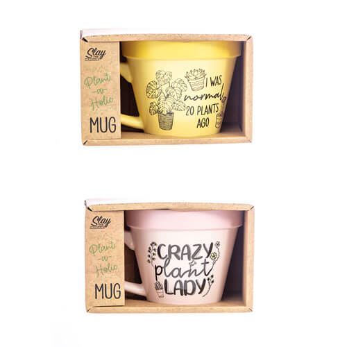 Boxer Gifts Plant-A-Holic Mugs