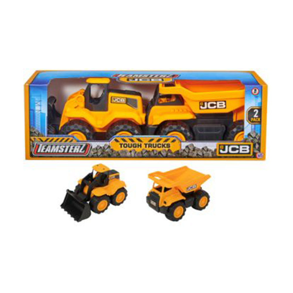 Teamsterz JCB Twin Pack Construction Vehicles 25cm