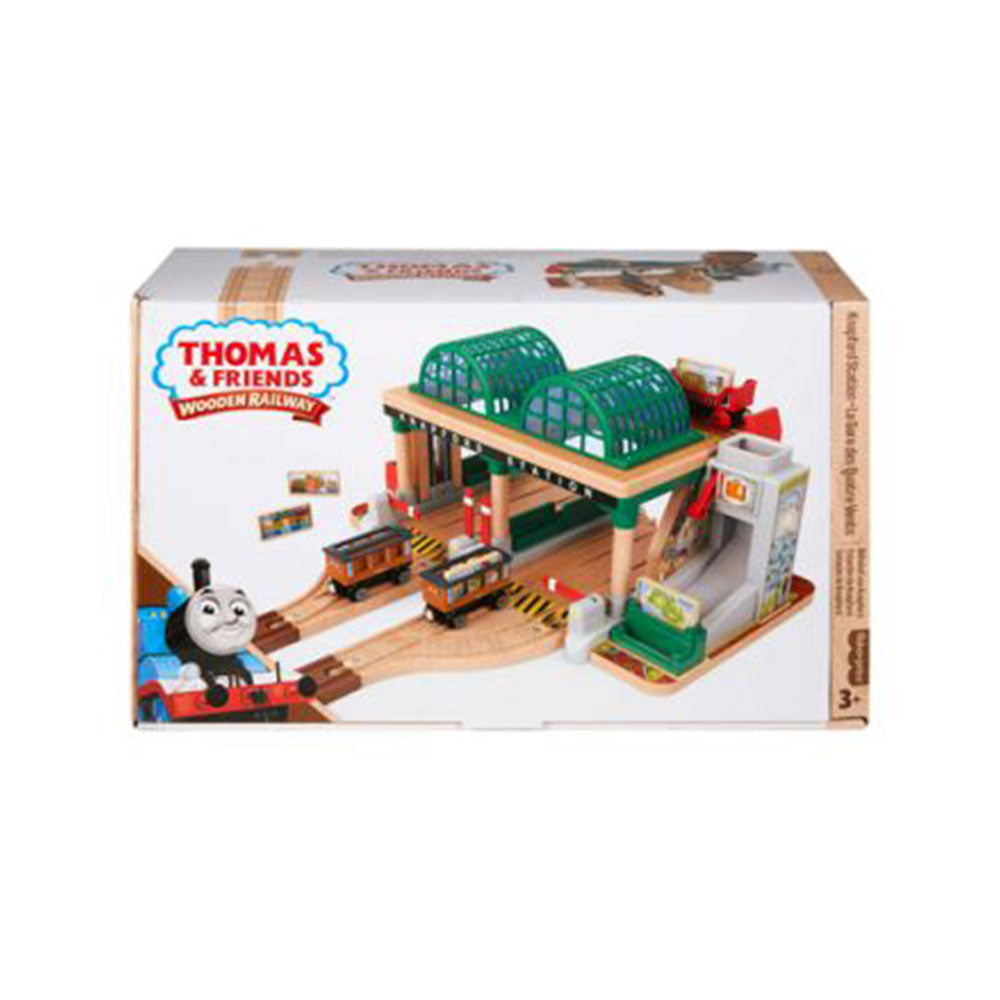 Thomas et Friends - Coffret de jeu en bois Gare de Knapford