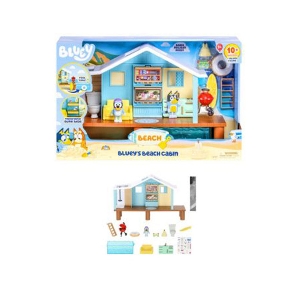 Bluey Series 9 Ultimate Beach Cabin Playset
