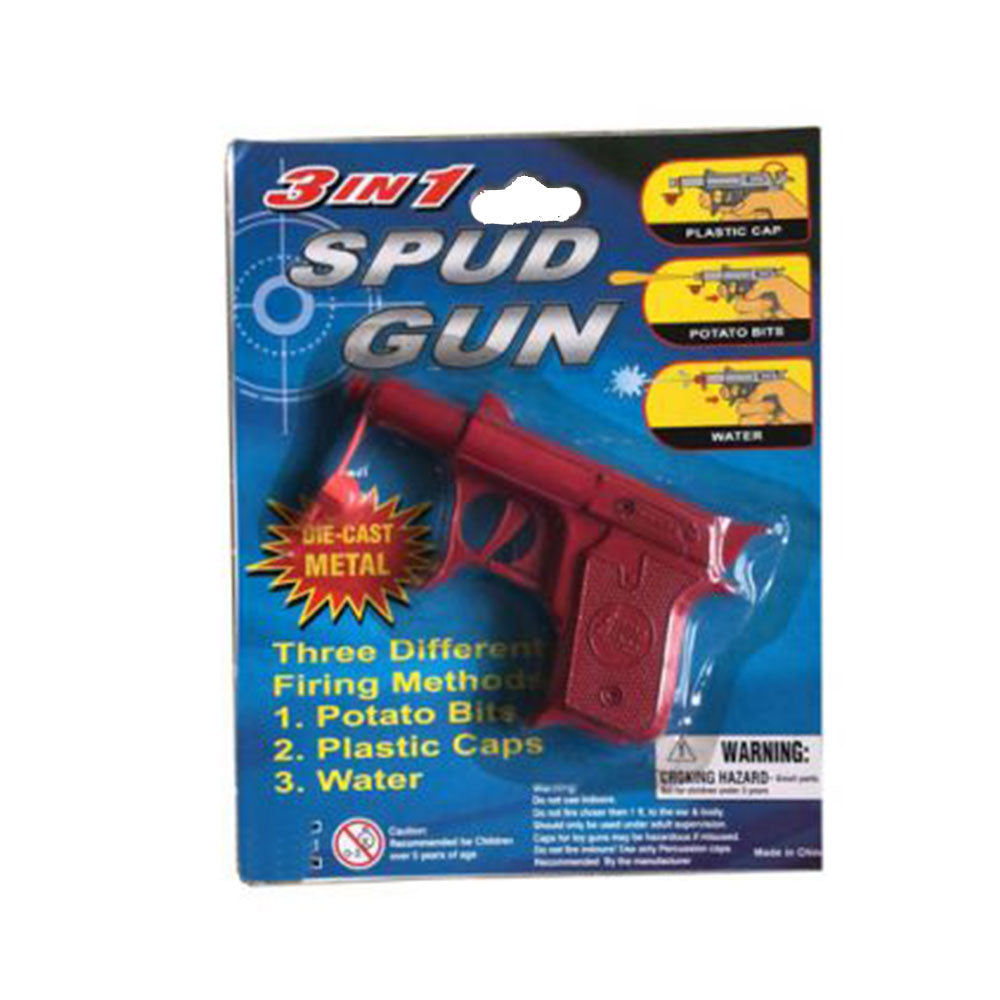 Diecast 3-in-1 Spud Gun