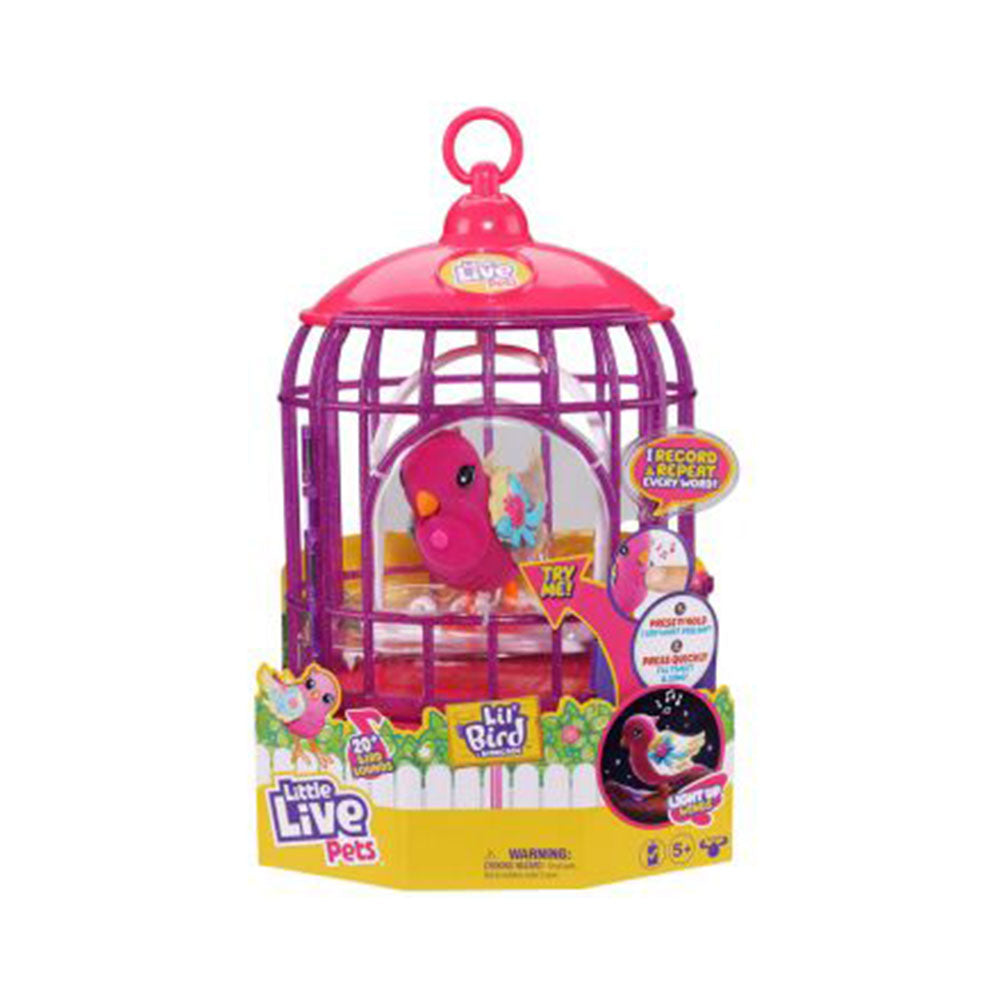 Little Live Pets Lil Bird S14 Bird Cage and Tiara Twinkles