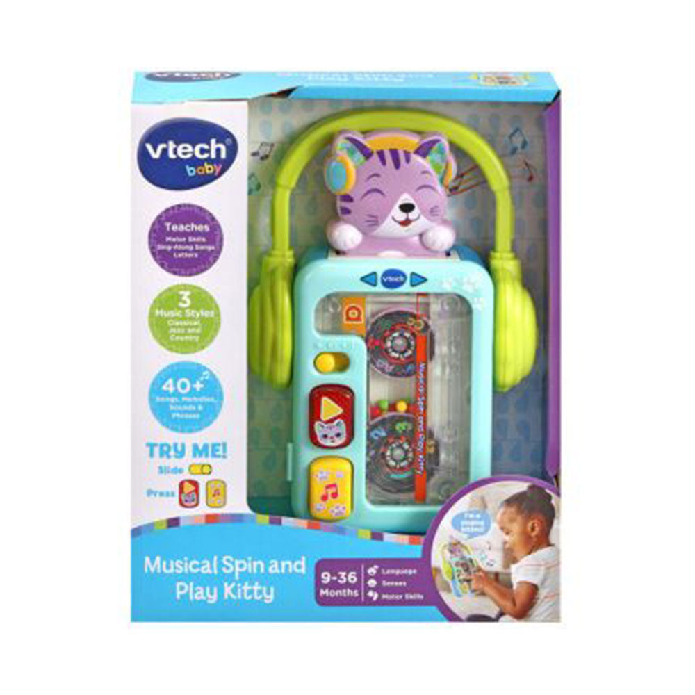 VTech Musical Spin and Play Kitty Juguete