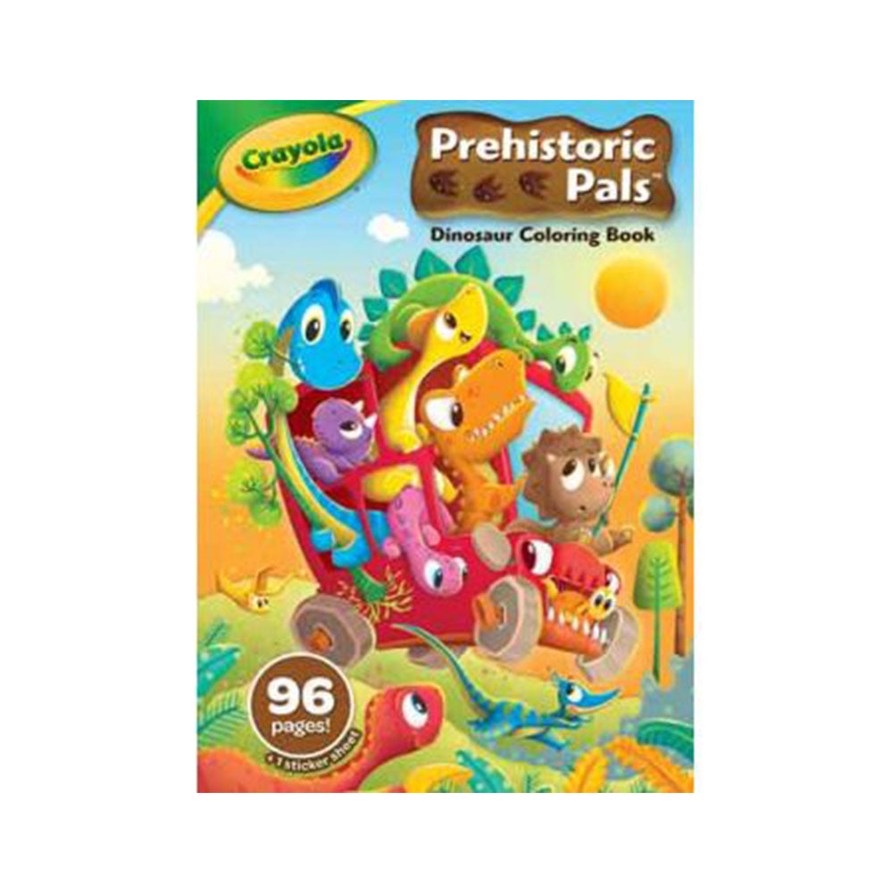 Crayola Prehistoric Pals Colouring Book 96 Pages