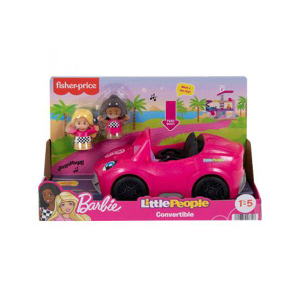 Fisher Price Little People Barbie Convertible Toy Car