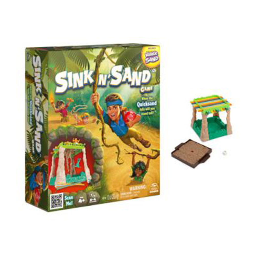 Sink n Sand Game with Kinetic Sand
