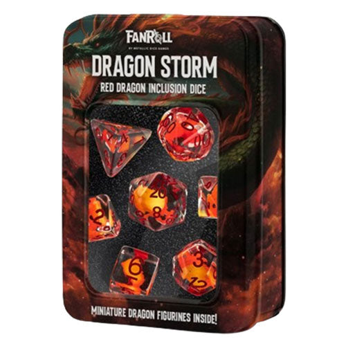 MDG Dragon Storm Inclusion Silicone Dice Set 16mm