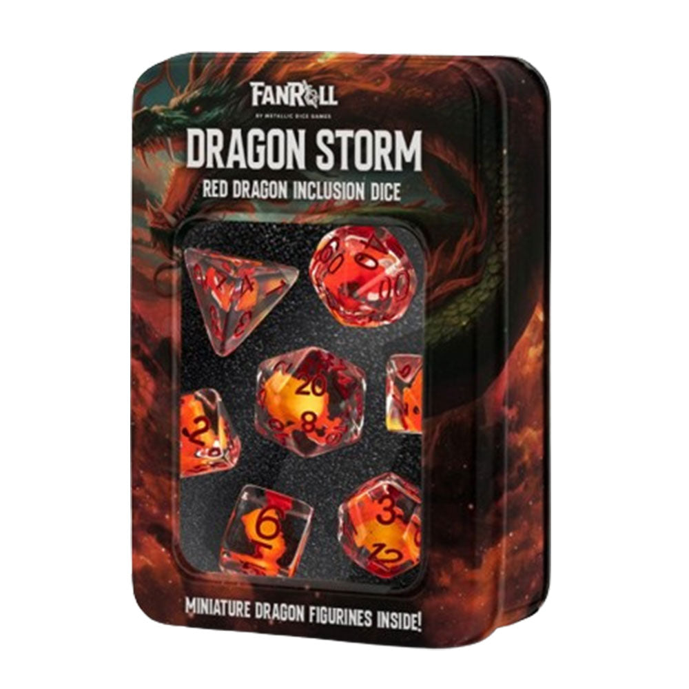MDG Dragon Storm Inclusion Silicone Dice Set 16mm