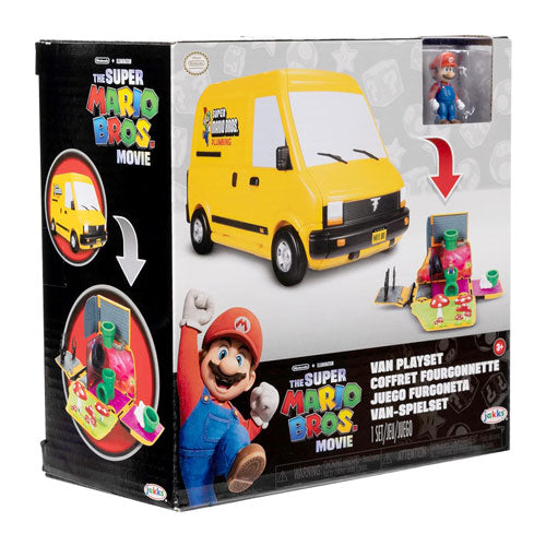 Super Mario Movie Mini World Van Playset