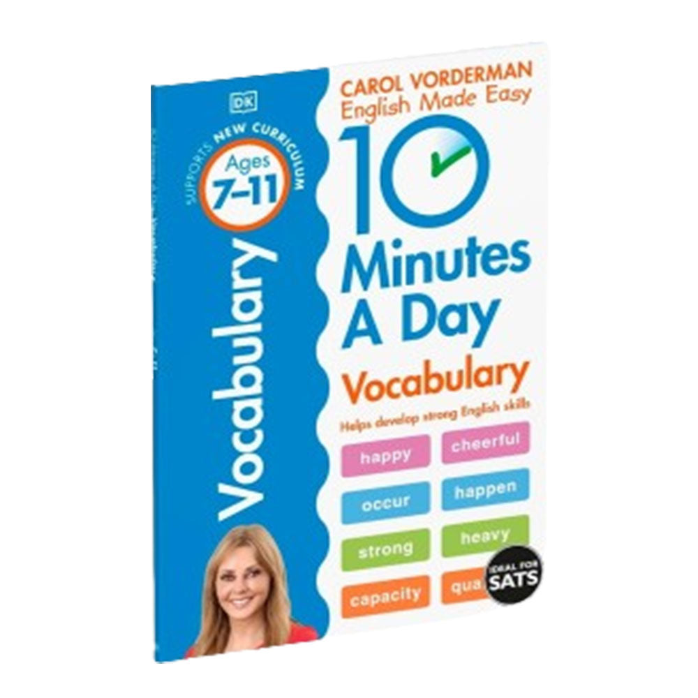 Cuaderno de ejercicios de vocabulario de 10 minutos al día para edades de 7 a 11 años