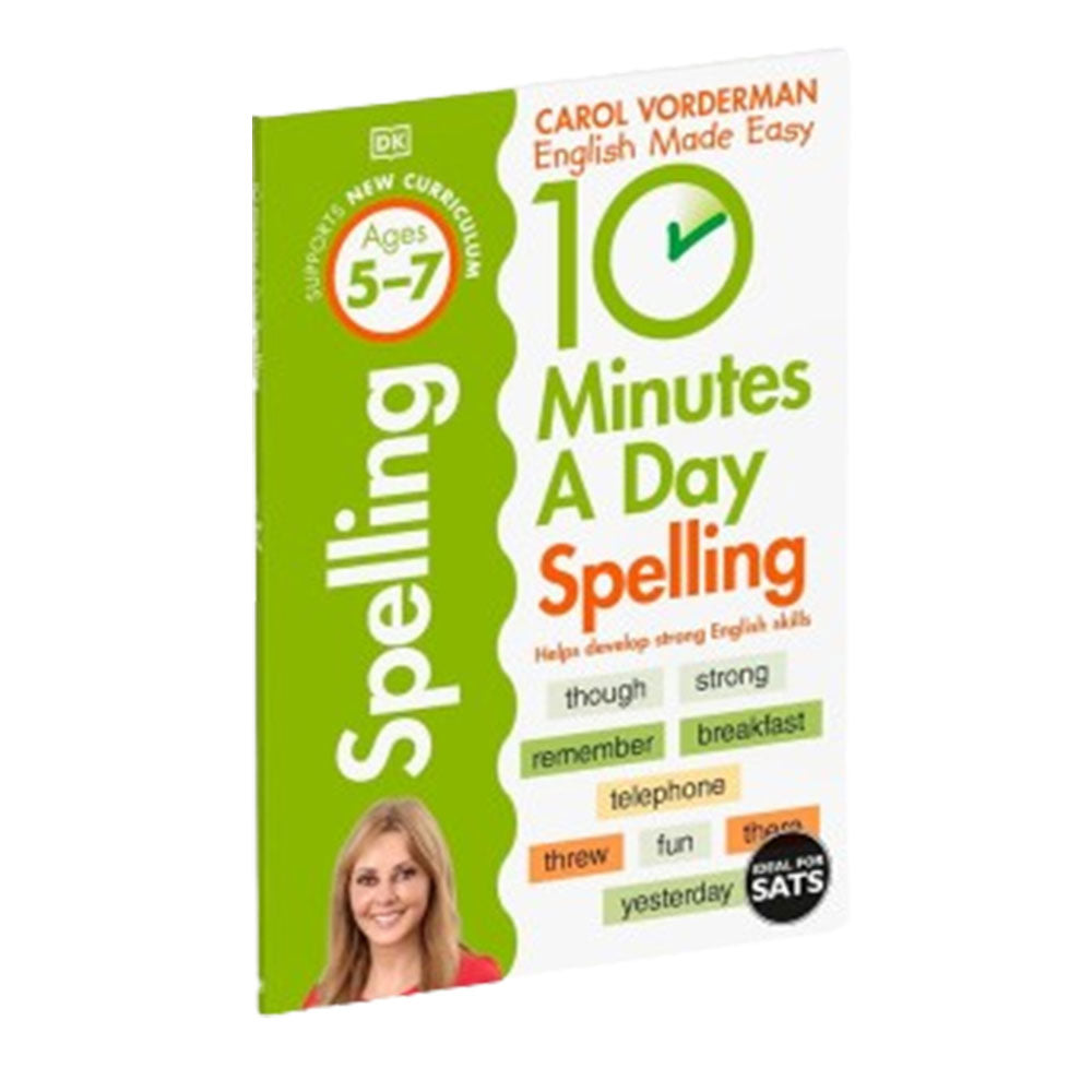 10 Minutes A Day Spelling Fun Workbook for Ages 5 to 7