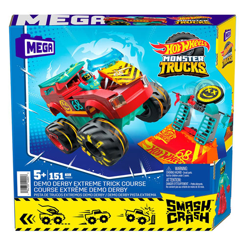 Hot Wheels Monster Trucks Demo Derby Extreme Trick Course