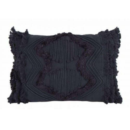 Jethro Embroidey and Tufted Cushion (50x35cm)