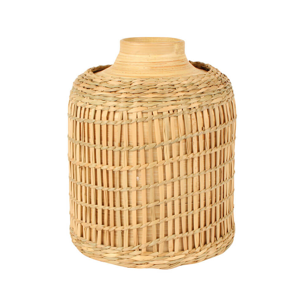 Vaso decorativo de bambu Abui