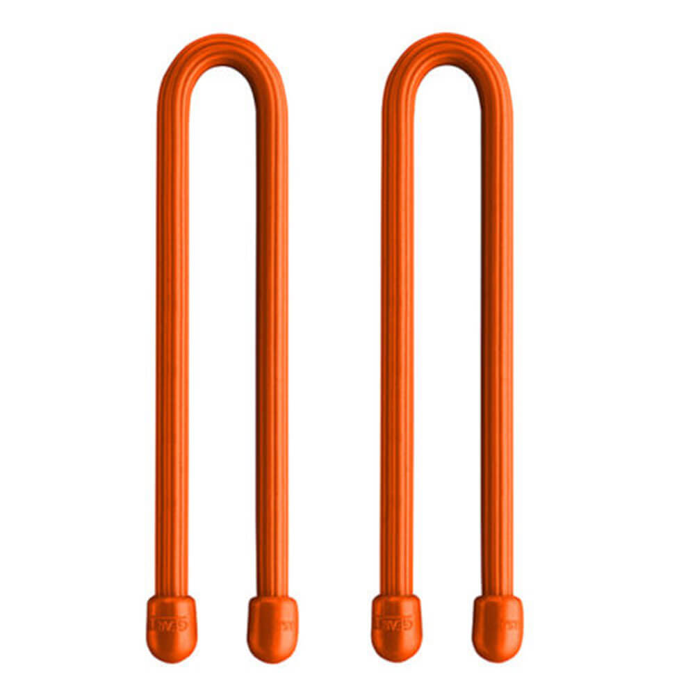 Gear Tie, wiederverwendbarer Gummi-Kabelbinder, 15,2 cm (2 Stück)