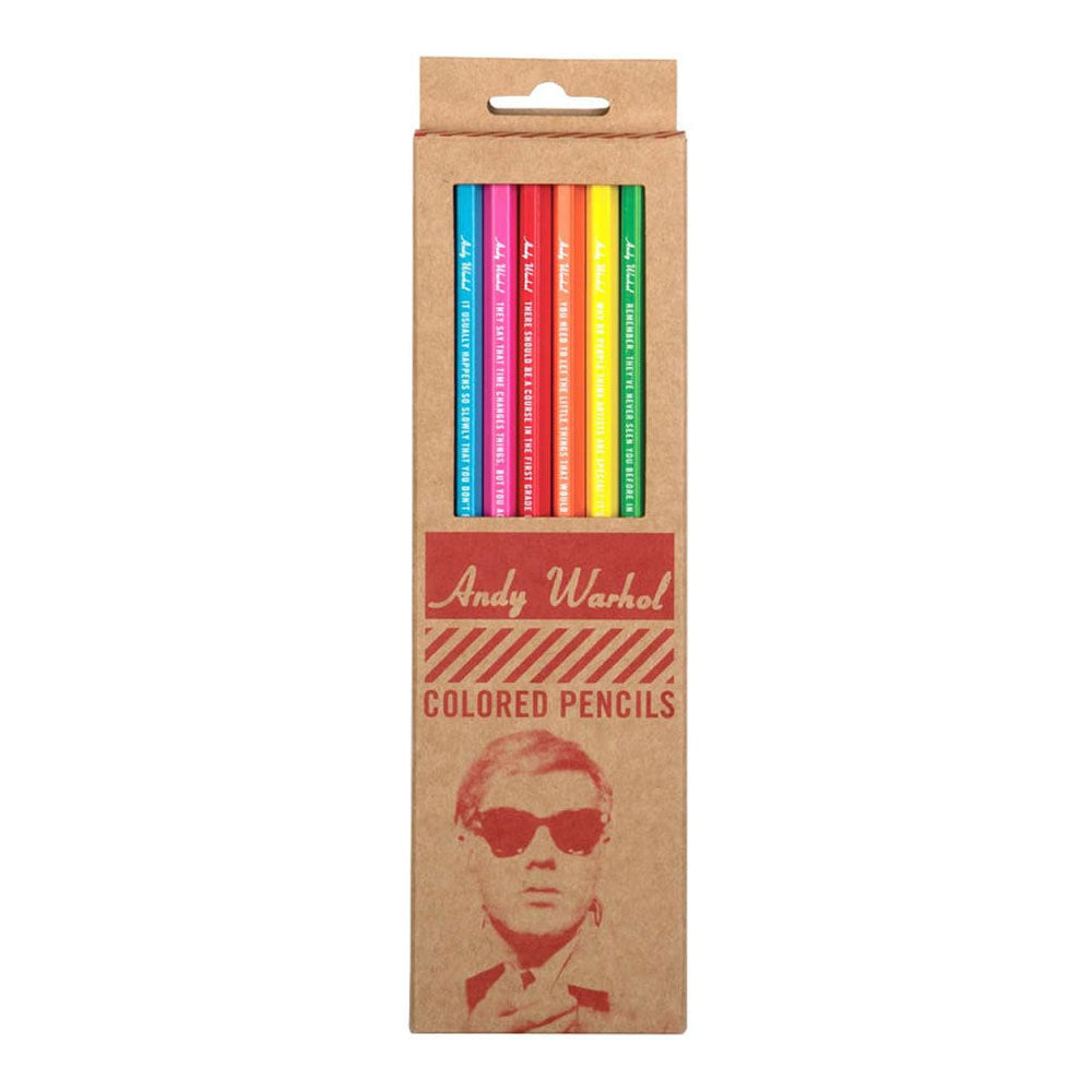 Galison Andy Warhol Philosophy Colored Pencils