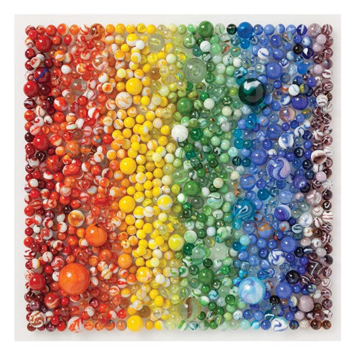 Galison Rainbow Marbles Puzzle 500pc