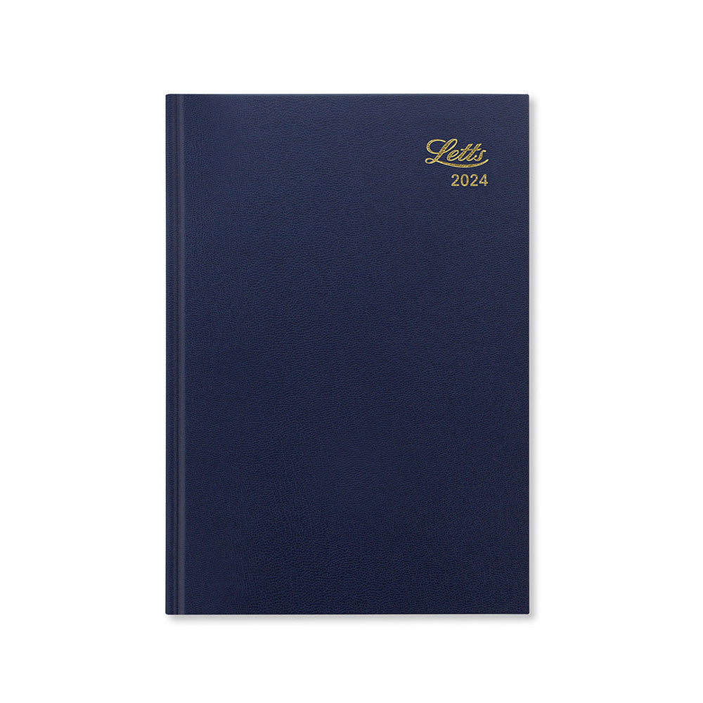 Letts 2024 Standard A5 Day to Page Diary (Blue)