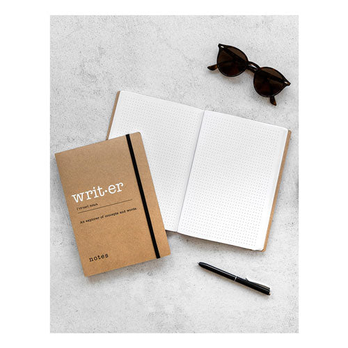 Letts Eco Writers A5 Dotted Notebook (Kraft)