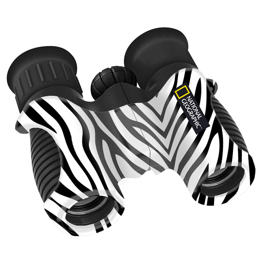 National Geographic 6x21 Childrens Binoculars Zebra Design