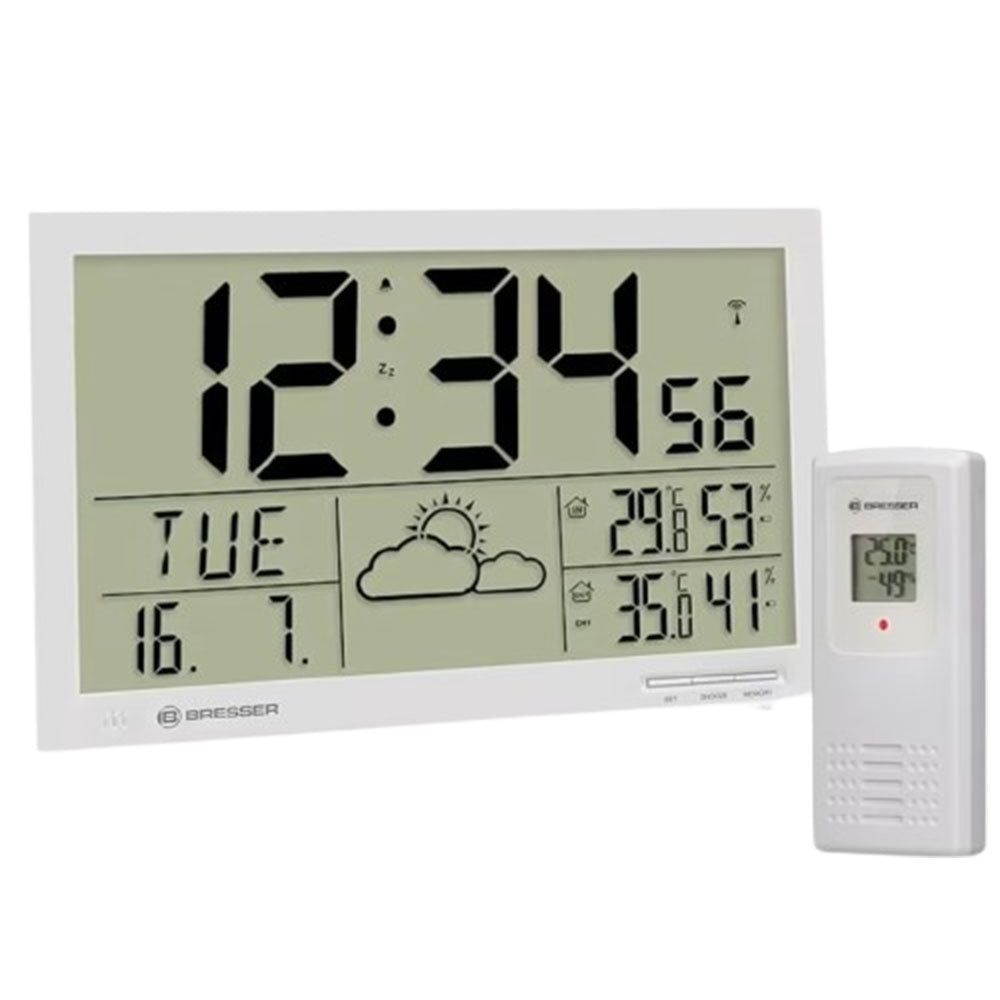 ExploreScientific Weather Projection Clock w/ Outdoor Sensor