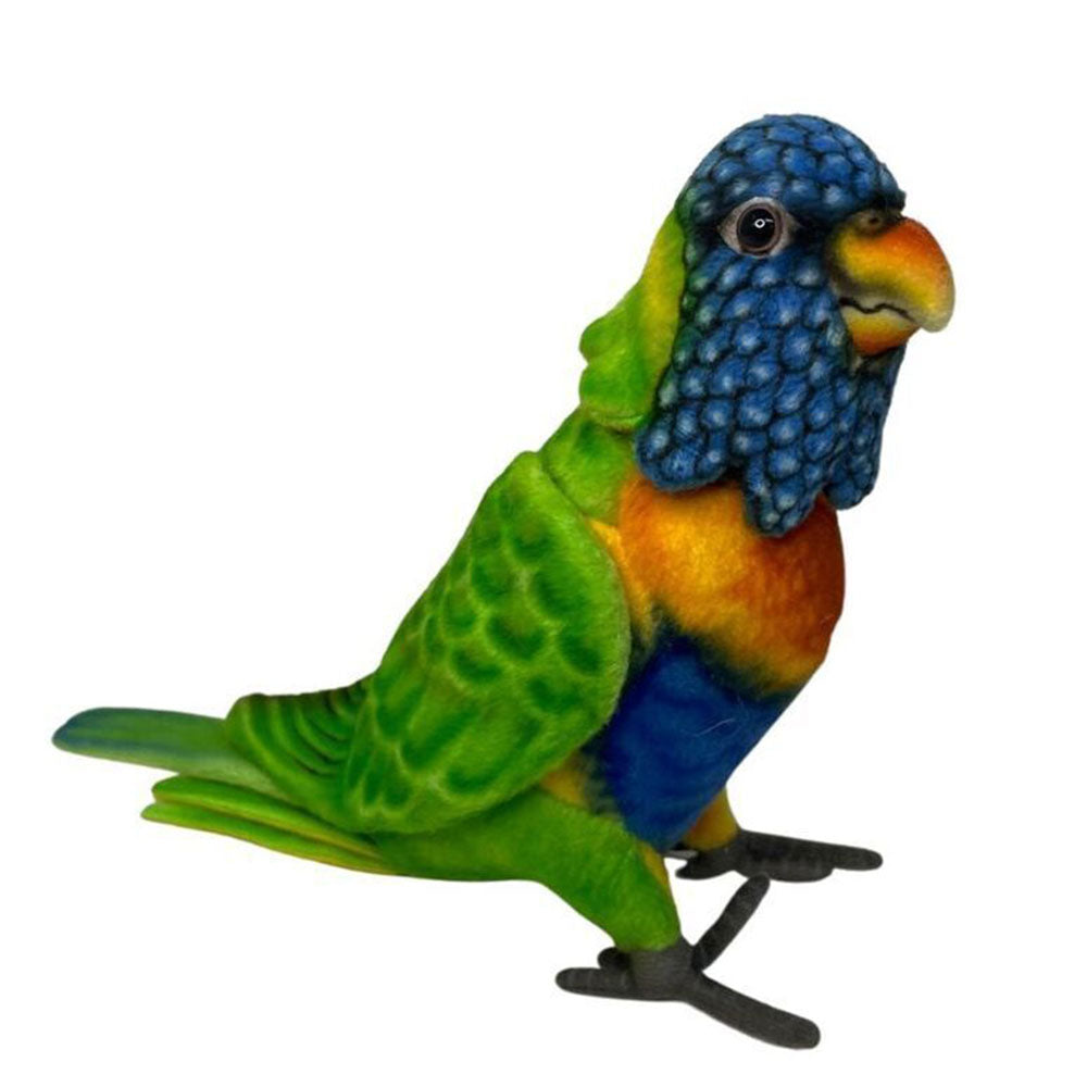 Poseable Rainbow Lorikeet Bird Plush Toy 25cm