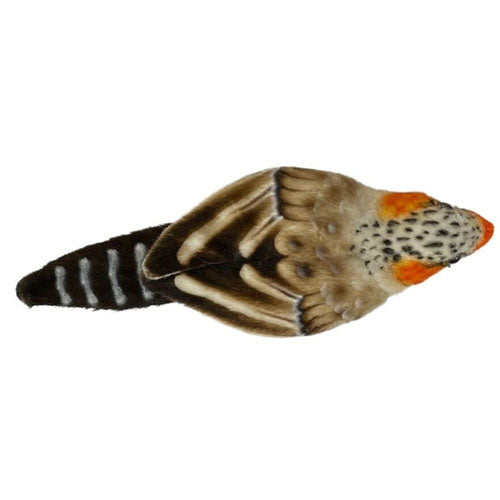 Peluche uccello fringuello zebrato 16 cm