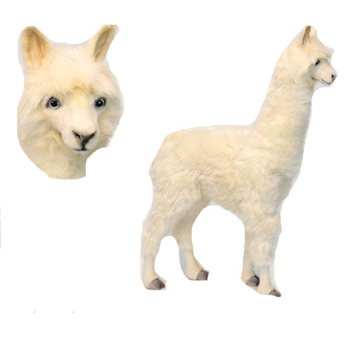 Alpaca Ride-On Plush Toy with Accessories 100cm