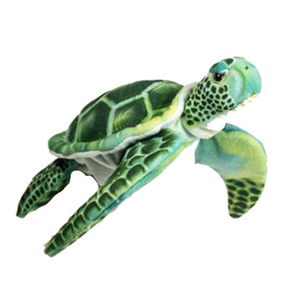 Sea Turtle Puppet Stuffed Toy (Green)