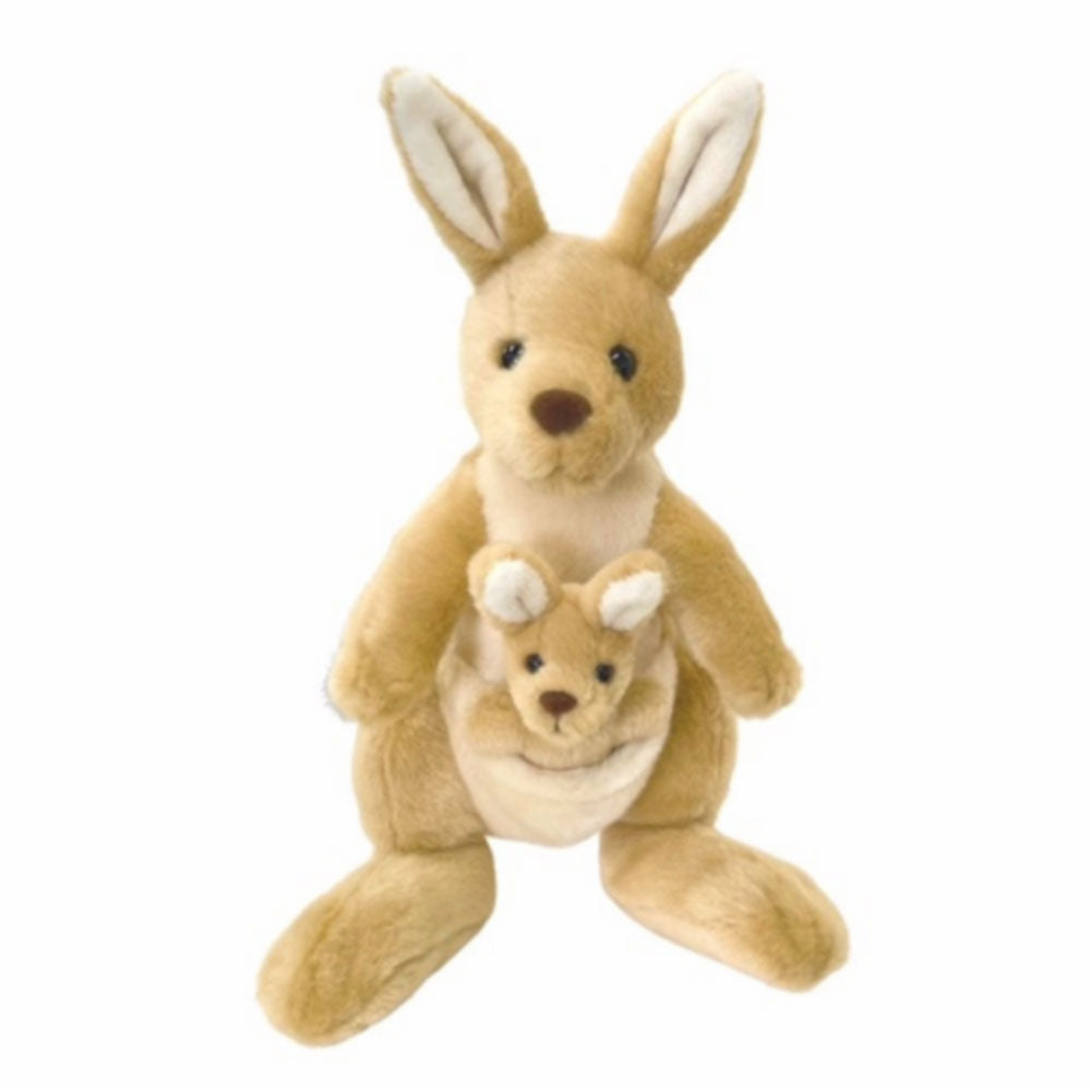 Marloo the Kangaroo with Joey Plush Toy 30cm