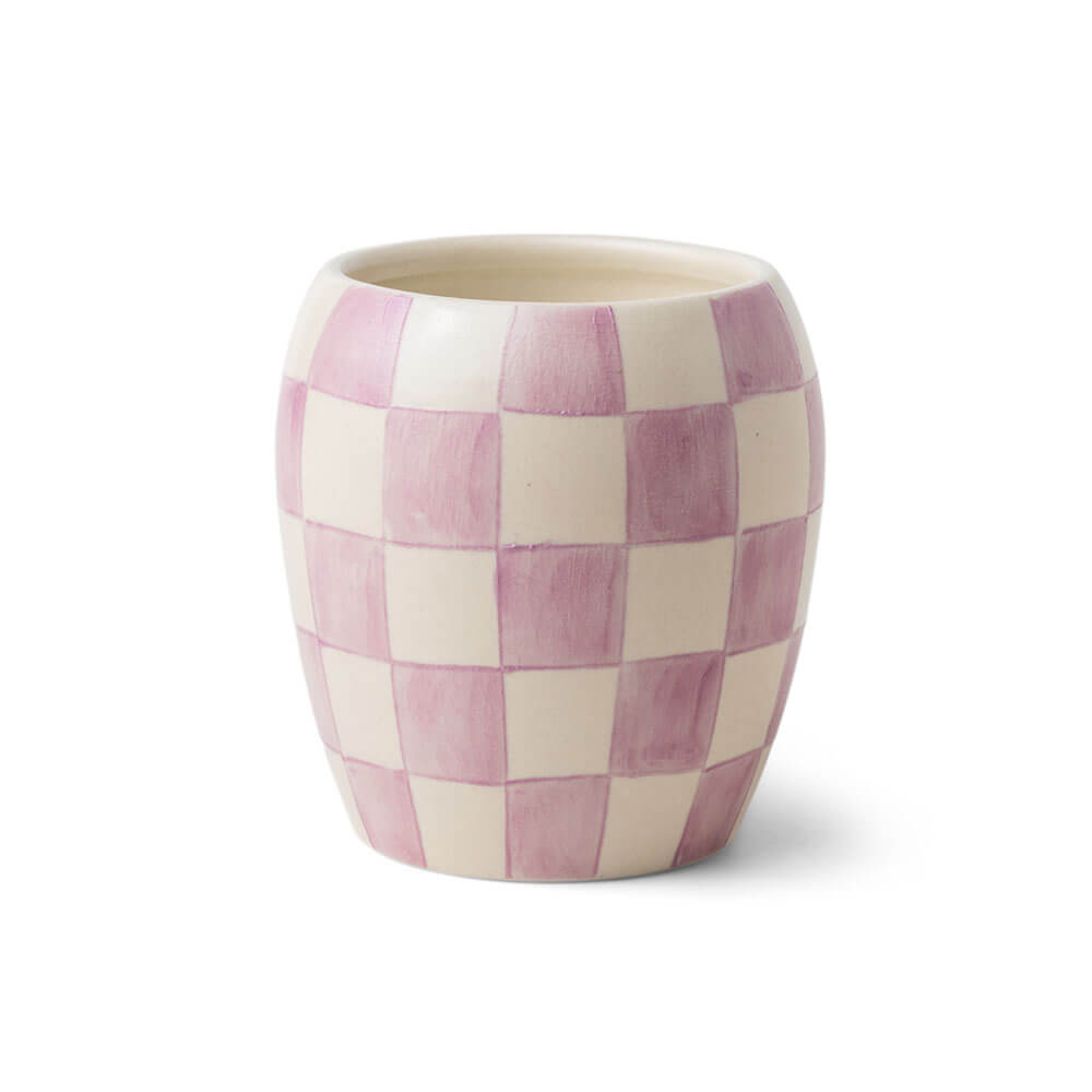 Checkmate Checkered Porcelain Vessel 11oz