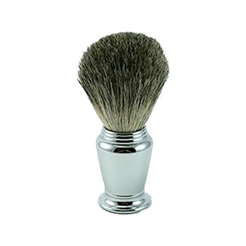 Shave Brush with Chrome Handle