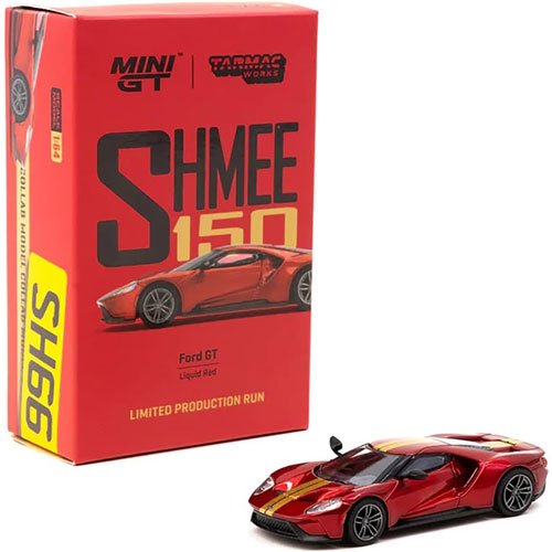 Ford GT 1:164 Scale Model Car (Liquid Red)