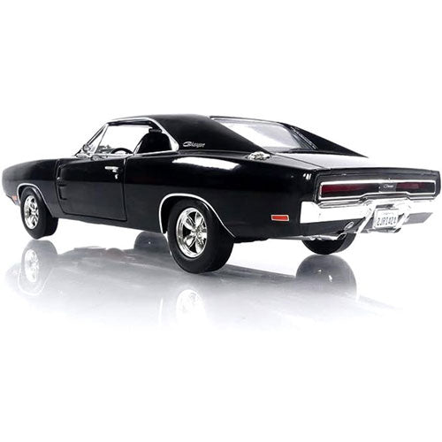 1970 Dodge Charger with Blown Engine 1:18 Model Car (Black)