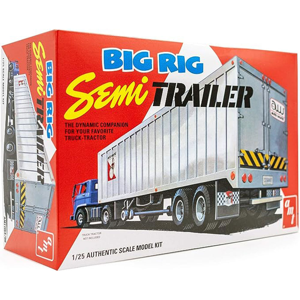 Big Rig Semi Trailer Truck Plastic Kit 1:25 Scale