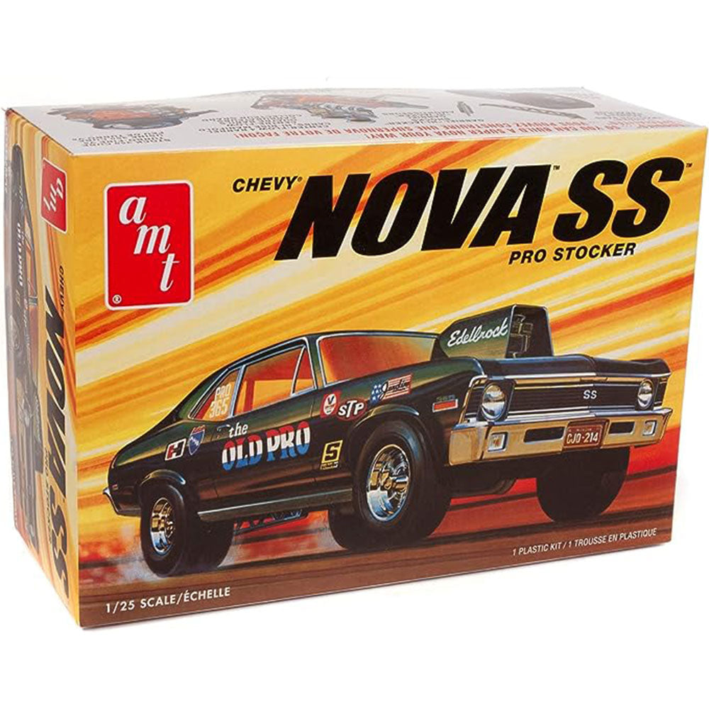 1972 Chevy Nova SS Drag Old Pro 2T Plastic Kit 1:25 Scale