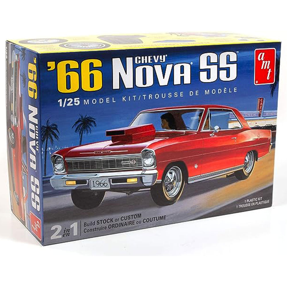1966 Chevy Nova SS 2T Plastic Kit 1:25 Scale