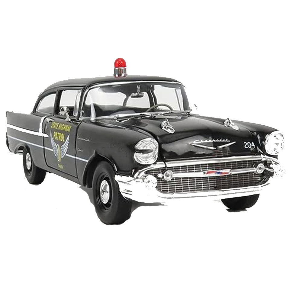 1957 Chev Sedan 150 Ohio State Patrol 1:18 Model Car