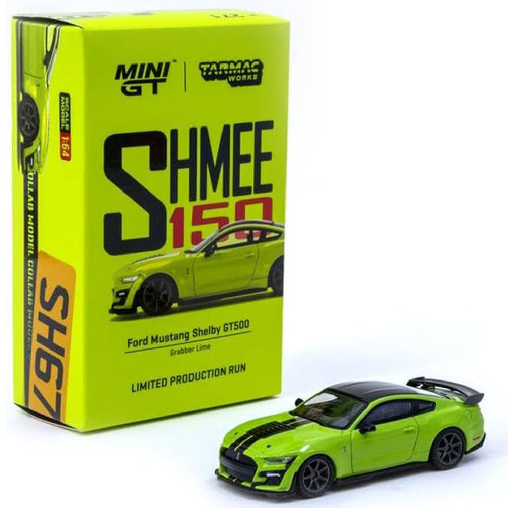 Ford Mustang Shelby GT500 1:64 Model Car (Lime)