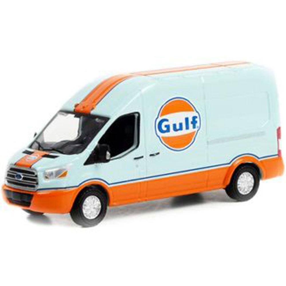 2019 Ford Transit Gulf Oil LWB High Roof 1:64 Scale 6pcs