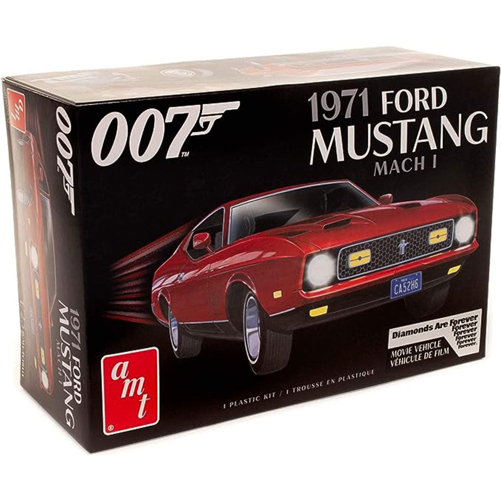 1971 James Bond Ford Mustang Mach I Plastic Kit 1:25 Scale