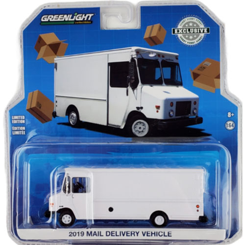 2019 Mail Delivery Van 1:64 Scale 6pcs (White)