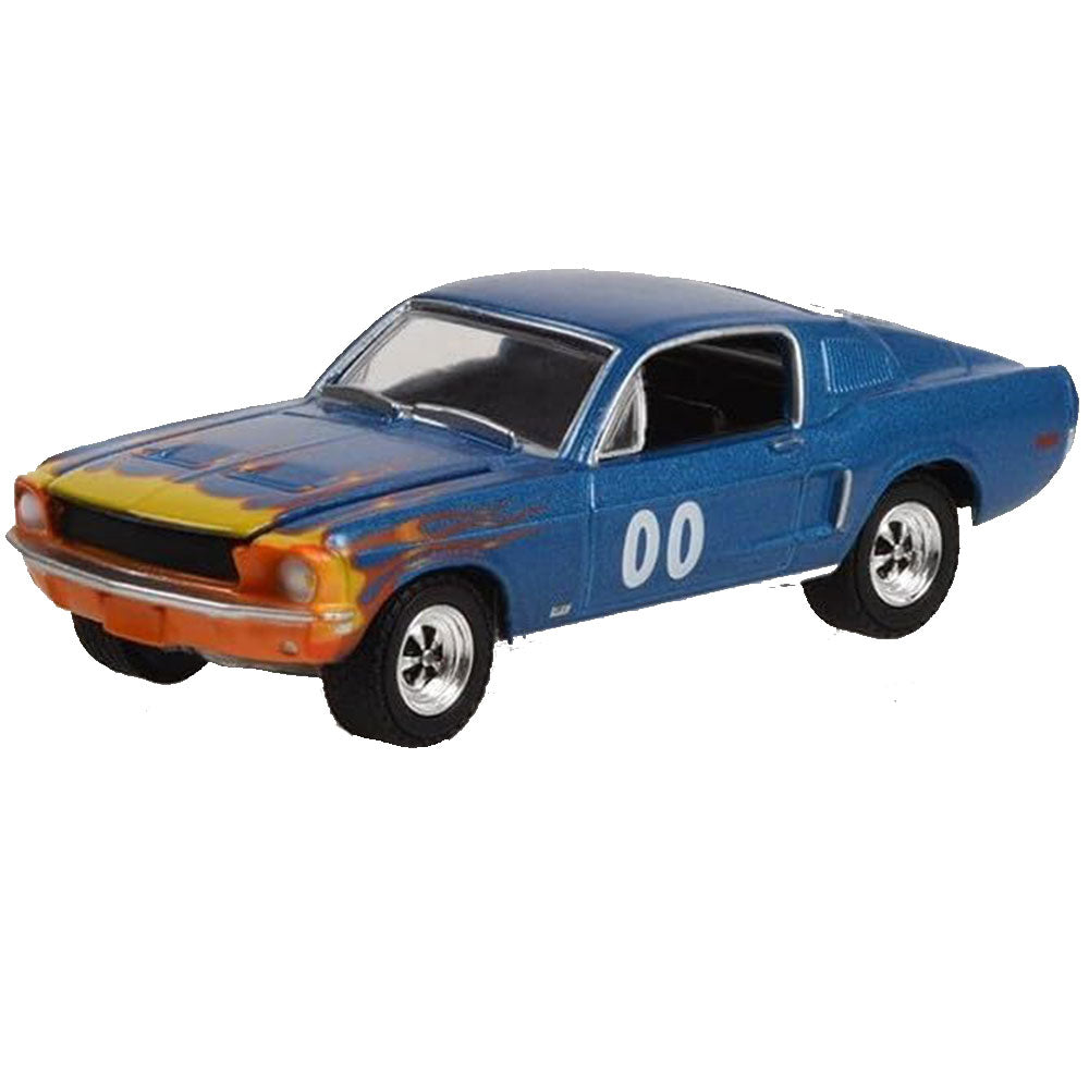 1968 Ford Mustang GT Fastback Race Car #00 1:64 Scale 6pcs