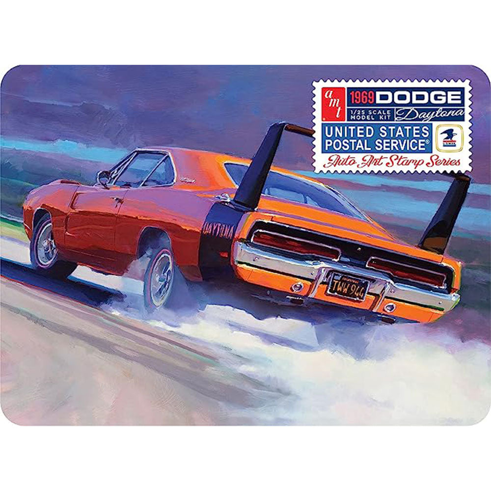 1969 Dodge Charger Daytona Kunststoffbausatz im Maßstab 1:25
