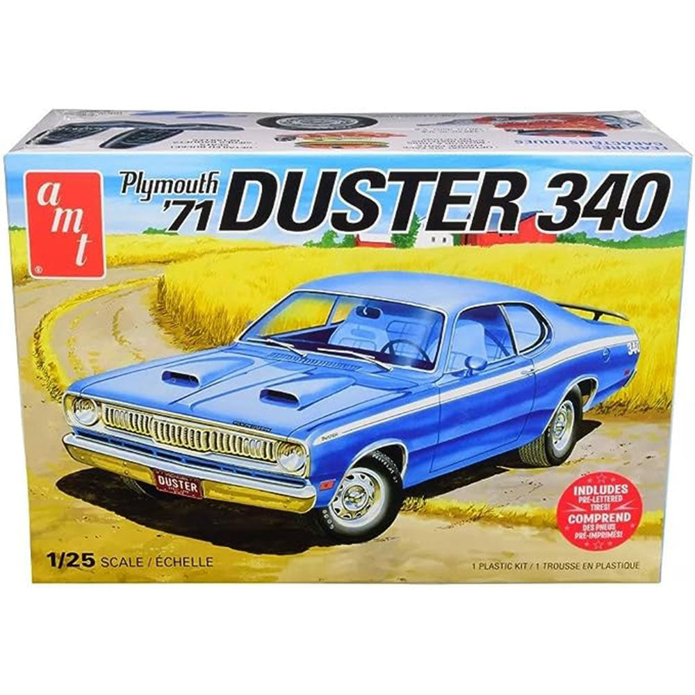 1971 Plymouth Duster 340 Plastic Kit 1:25 Scale