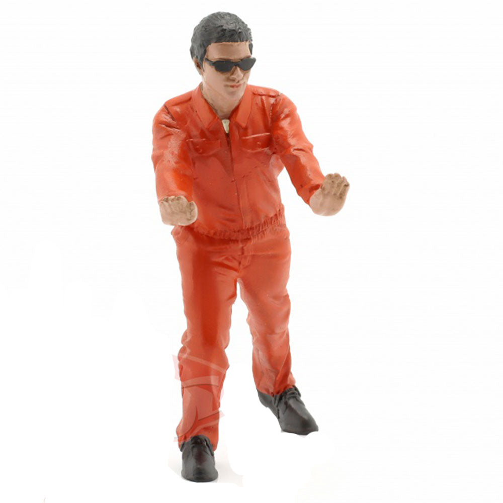 Mechanic in Uniform 1:18 Scale Figure (Orange)