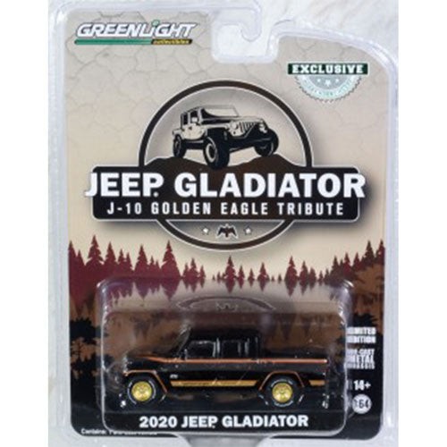 Jeep Gladiator J-10 Golden Eagle Tribute 1:64 Scale 6pcs