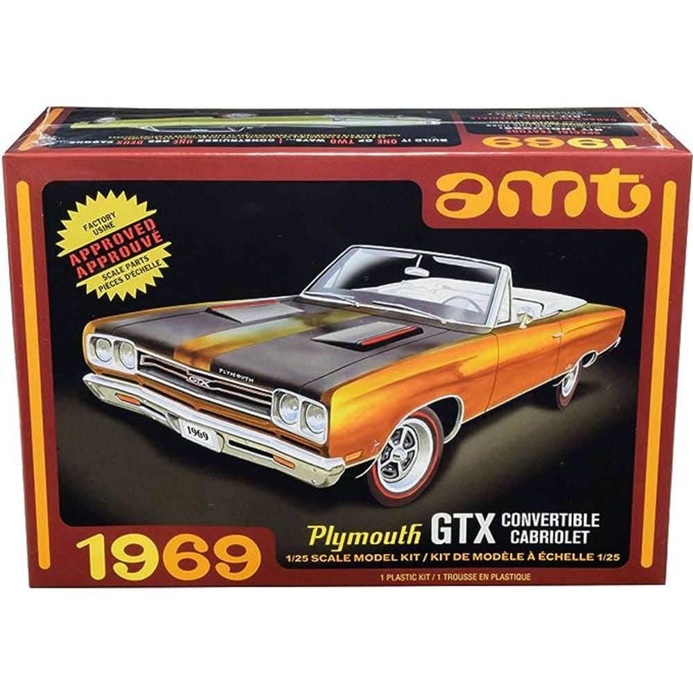 1969 Convertible Plymouth GTX2T Plastic Kit 1:25 Scale