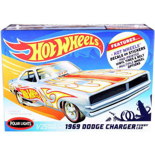 kit de modèle de voiture drôle Dodge Charger 1969 1:25